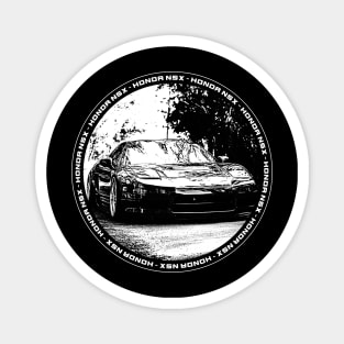 HONDA NSX Black 'N White 4 (Black Version) Magnet